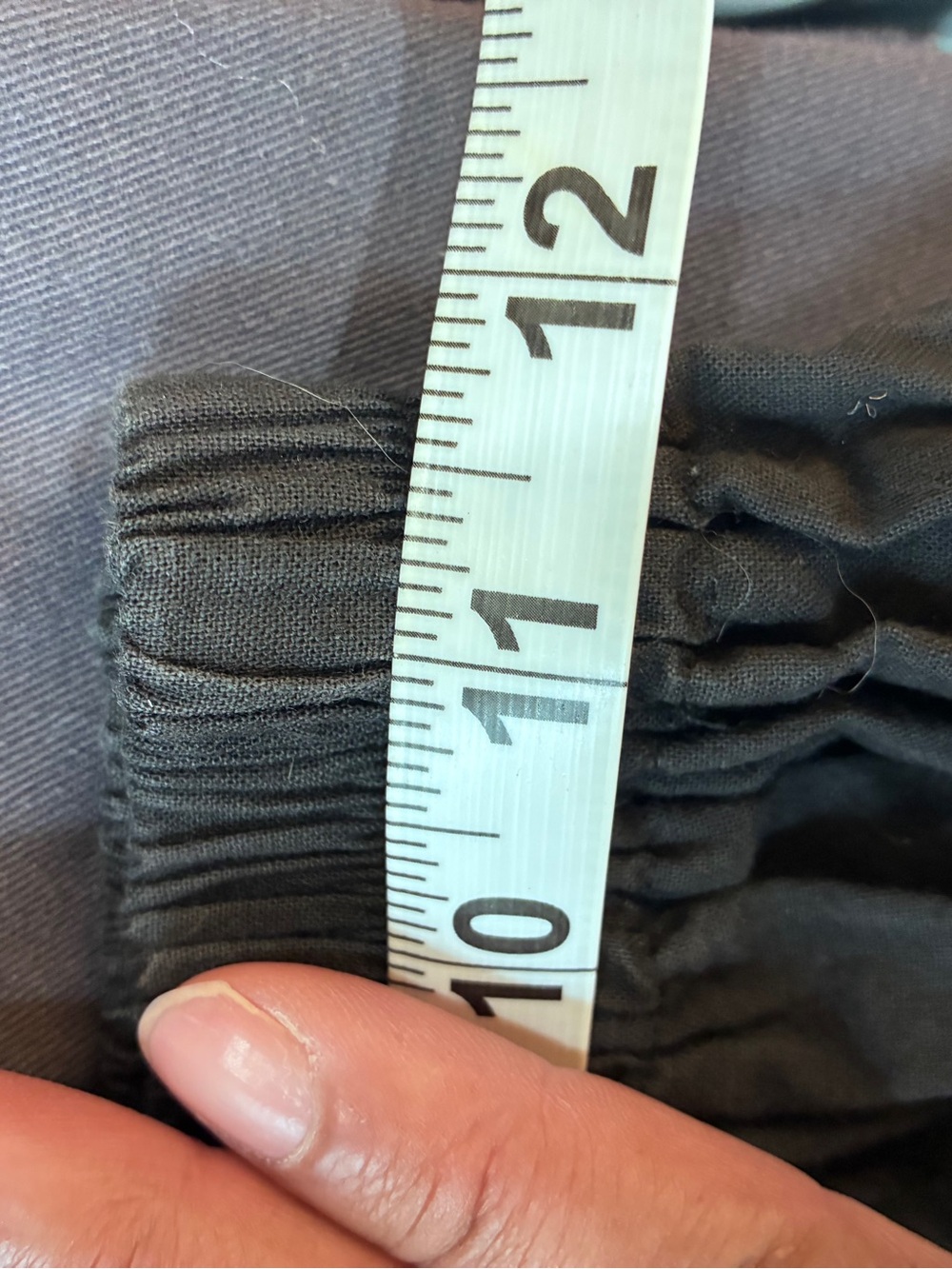 Women's Black Tiered Maxi Skirt with Elastic Waist - Picture 5 of 8